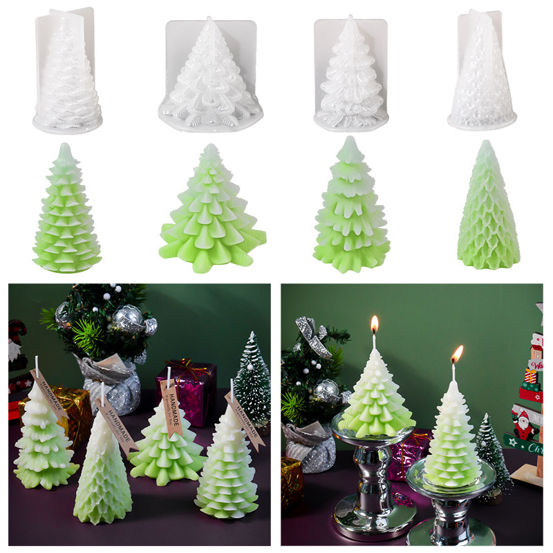 Holiday Candle Set - Силиконовые эпоксидные формы «сделай сам» для