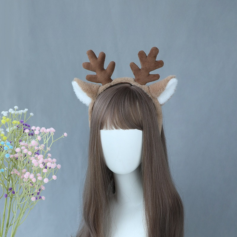 Reindeer Antlers Headband - Рождественский костюм, повязка на голову с