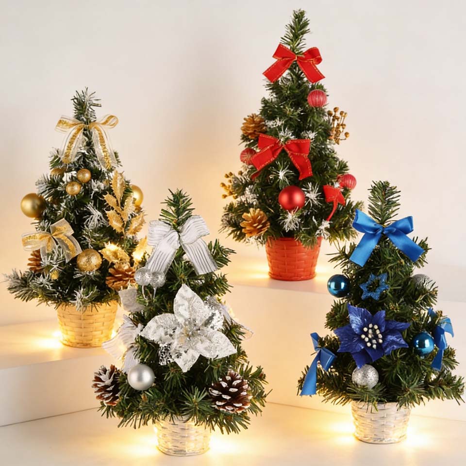 Christmas Tree Artificial - 20/30/40 см светодиодная рождественская елка для
