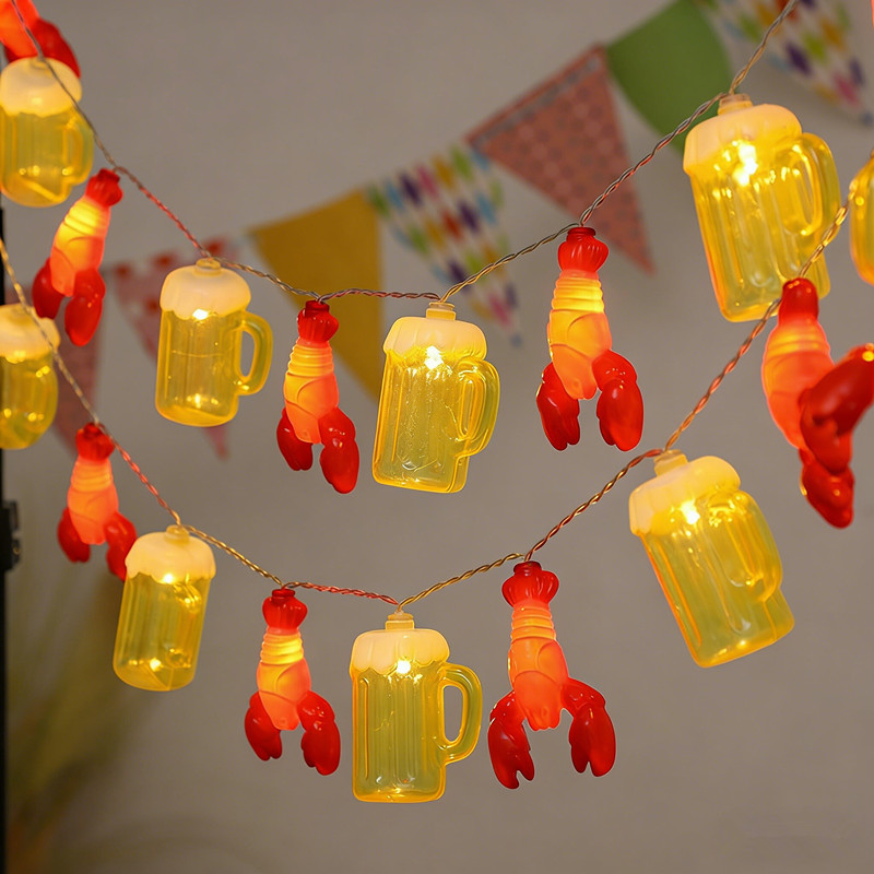 Led Fairy String Lights - Светодиодные гирлянды в виде пивных кружек