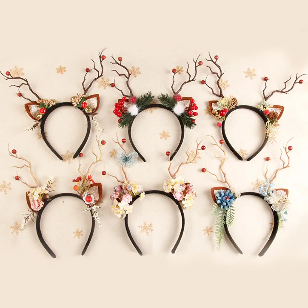 Рождественский ободок для воло – обзор и цена Reindeer Antlers Headband