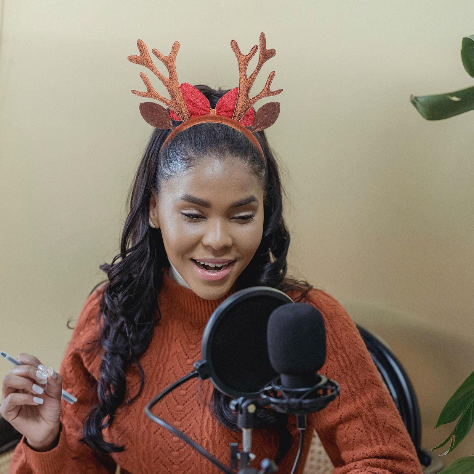 Детский рождественский ободок  – обзор и цена Reindeer Antlers Headband