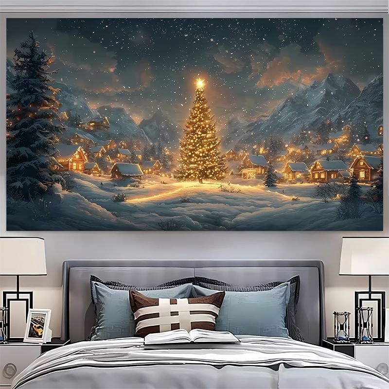 VIKAMA Настенное панно «Снежна – обзор и цена Christmas Tree Artificial